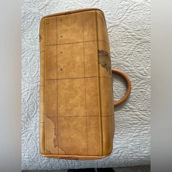 ALVIERI MARTINI NWOT AUTHENTIC GEO CLASSIC BOSTON BAG - Picture 7 of 14